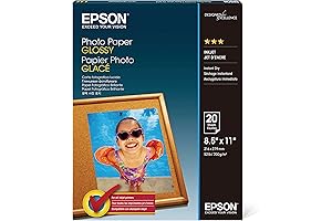 Epson Premium Glossy Photo Paper (8.5 x 11 Inches)