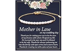 Mother of the Groom Gift: Artificial Pearl Bracelet for Mom