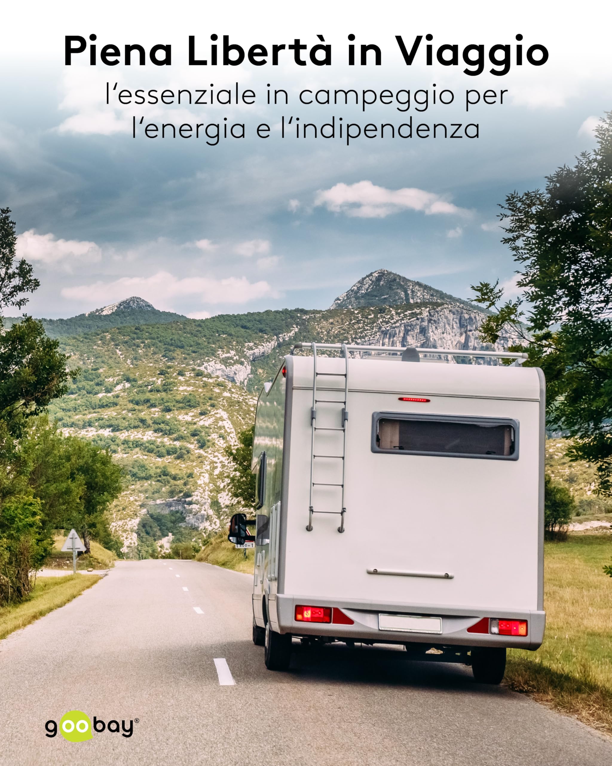 goobay Cavo prolunga CEE per caravan, 10 m, spina CEE a presa CEE, presa CEE con coperchio di chiusura, IP44, cavo da campeggio, camper e caravan, 76229