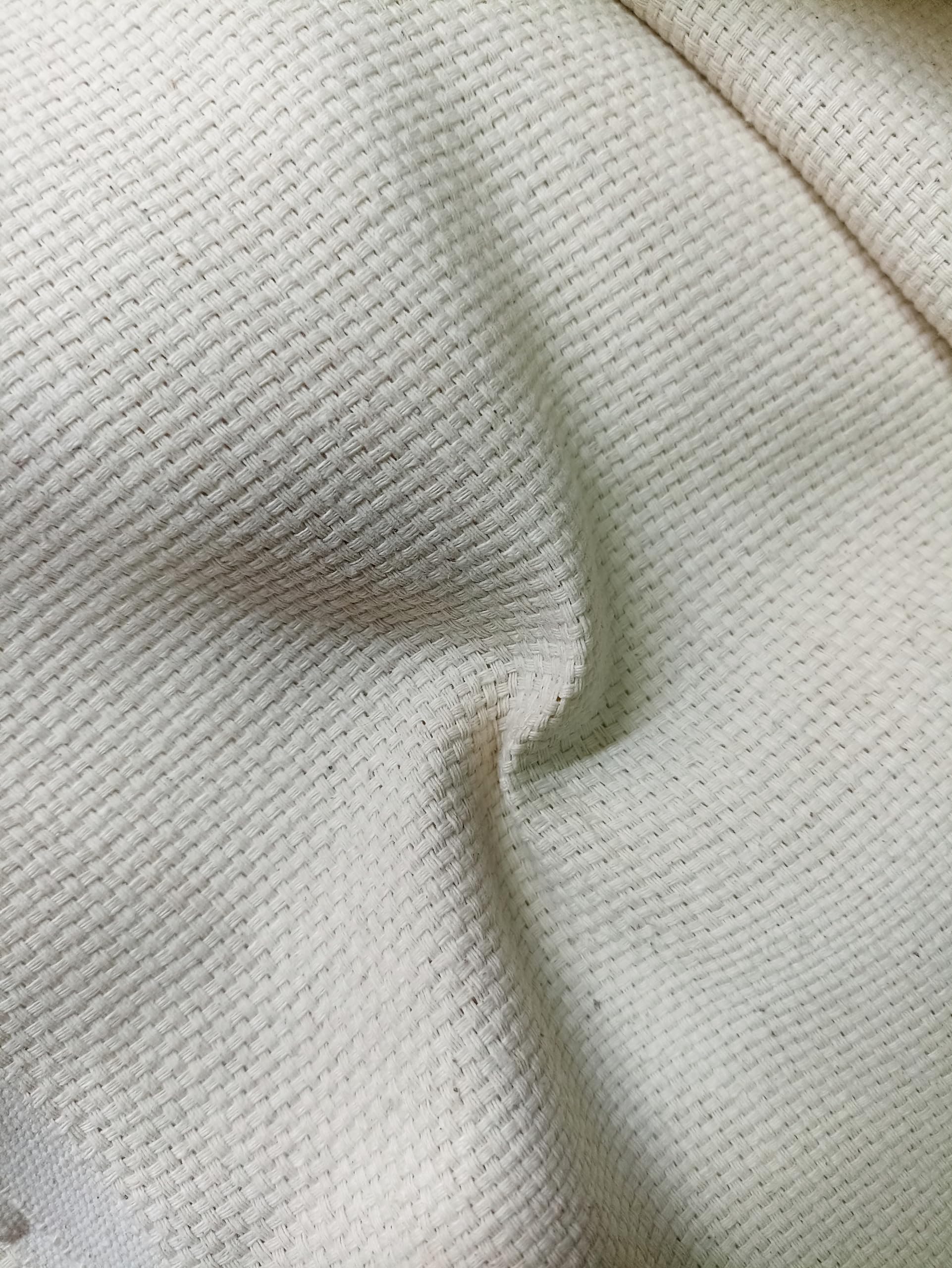 5ft×3ft Matty Fabric (Pure Cotton) Aida Cloth|for Embroidery Cross Stitch Soft Fabric| Needle Work Fabric (8 Count)| Natural offwhite/Cream Color|Quality Product Form Guru Chhaya Enterprise (5ft×3ft)-image-24