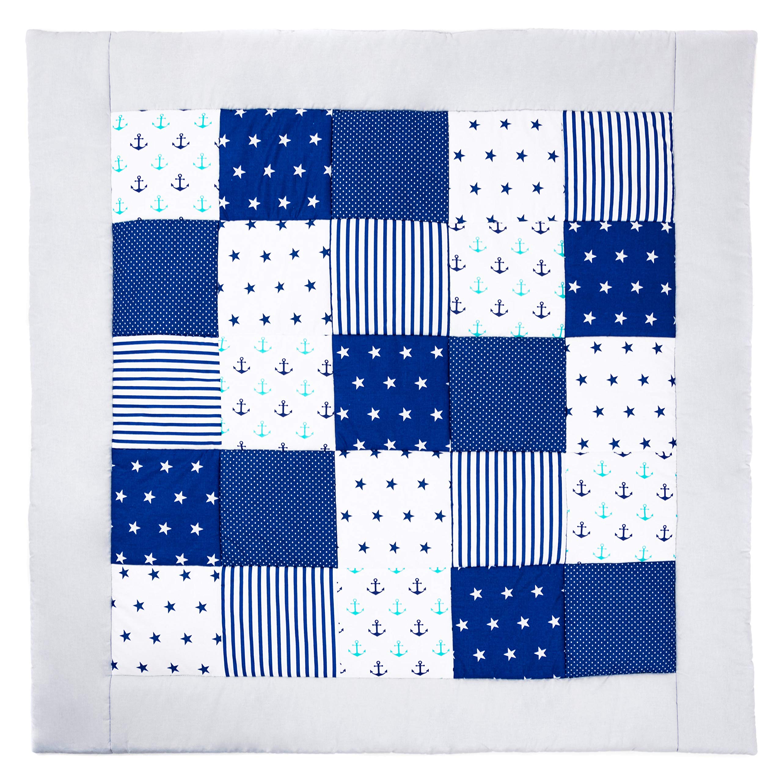 Amilian® Patchwork, Crawling Mat, Playing Blanket (M025)