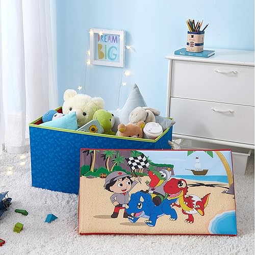 Miniatura 21 de LOL Surprise - Banco plegable de almacenamiento de juguetes y otomana, 14.5 pulgadas de alto x 14.5 pulgadas de profundidad x 25 pulgadas de largo