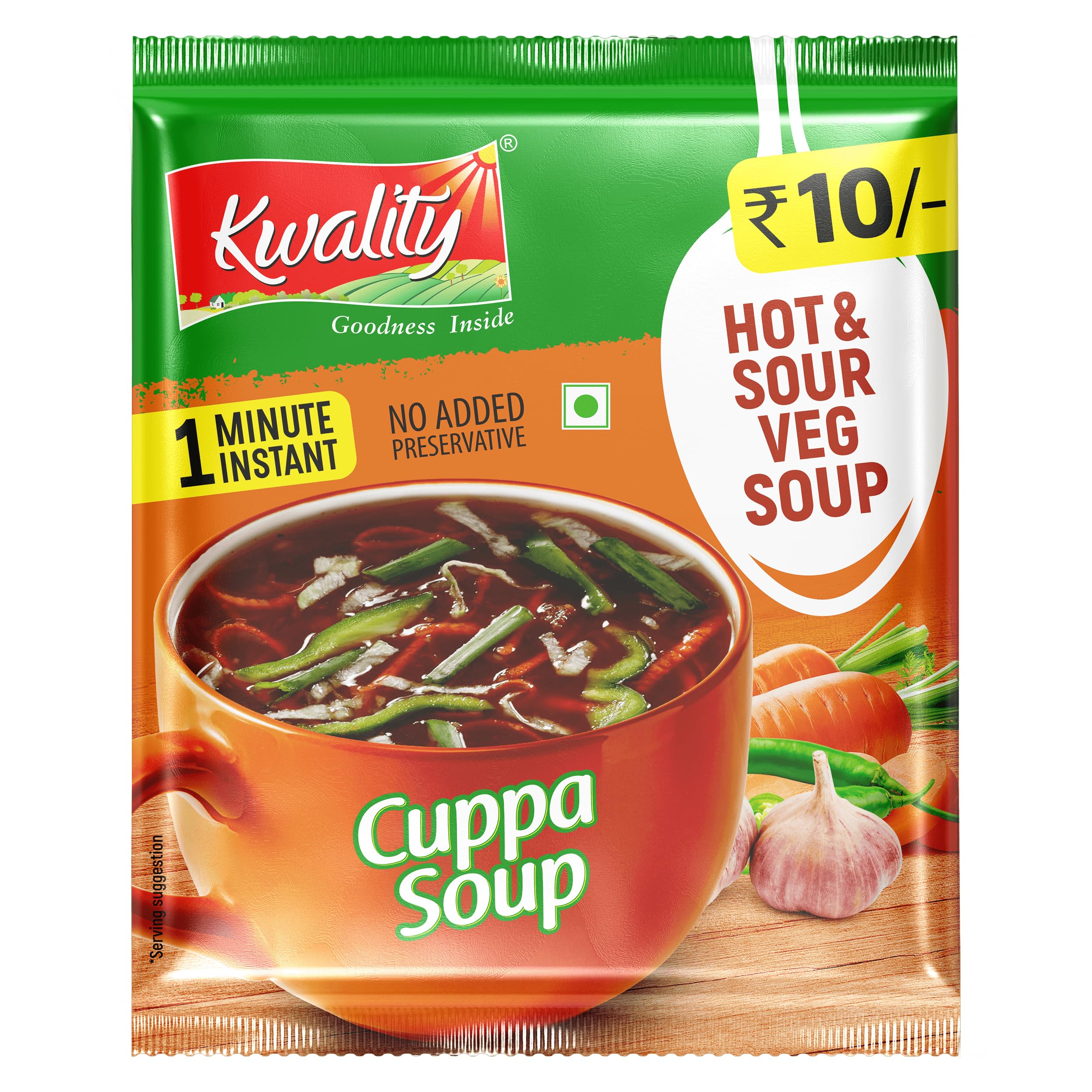 See full amazon price history chart for Kwality Hot and Sour Veg Soup - Pack of 6 (60g) Kwality Hot and Sour Veg Soup - Pack of 6 (60g) (B0CHPBV274) Amazon Price History, Amazon Price Tracker