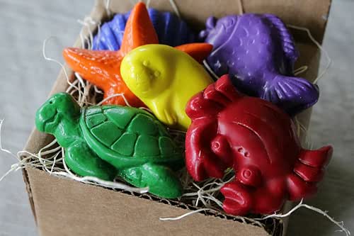 Under the Sea Ocean Crayons Soy Beeswax Kids Gift Set
