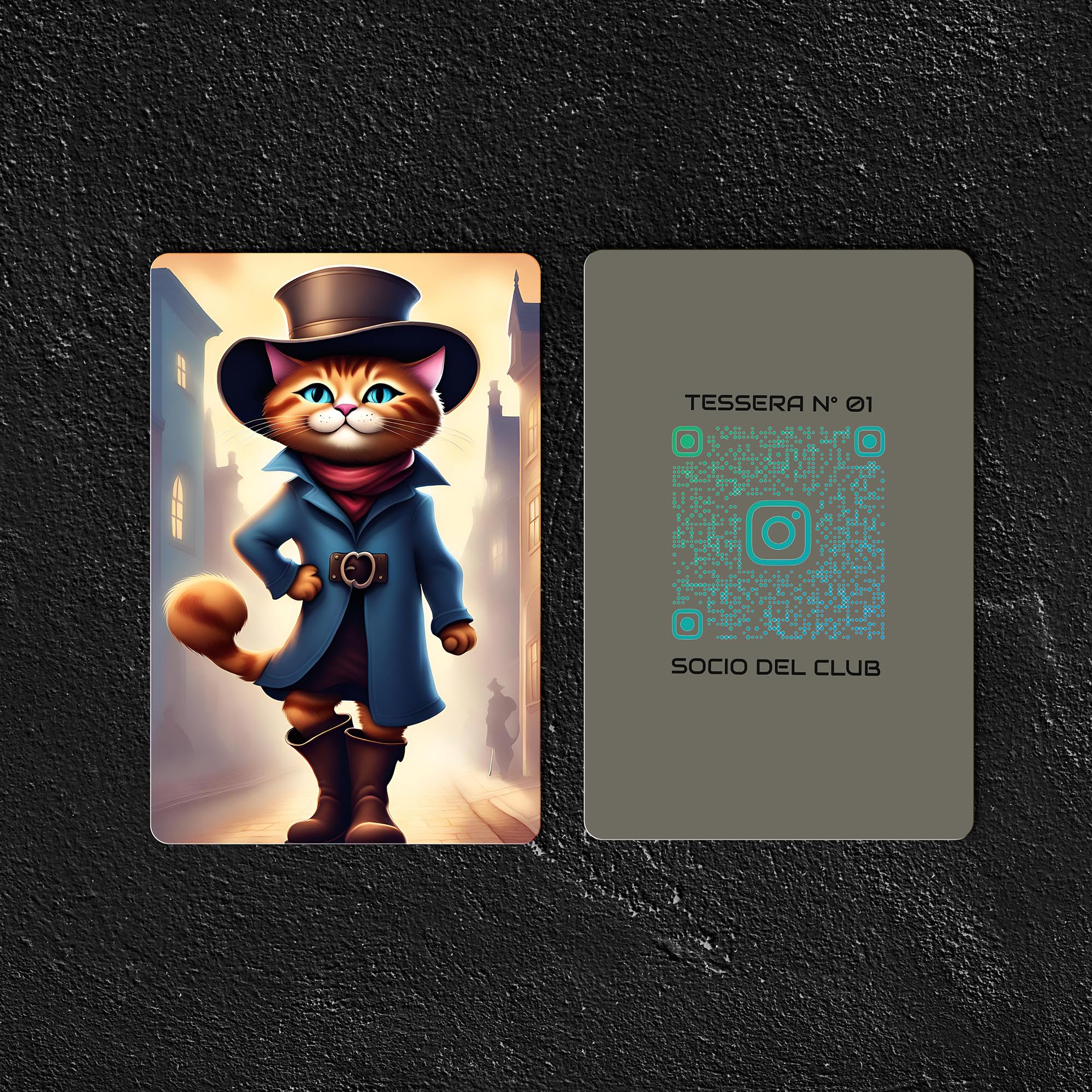 Card in PVC Personalizzate Fronte e Retro con Logo e Testo (100)