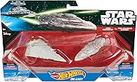 Vista 4 de Hot Wheels Star Wars Starship Star Destroyer vs. Mon Calamari Cruiser Vehicle Paquete de 2
