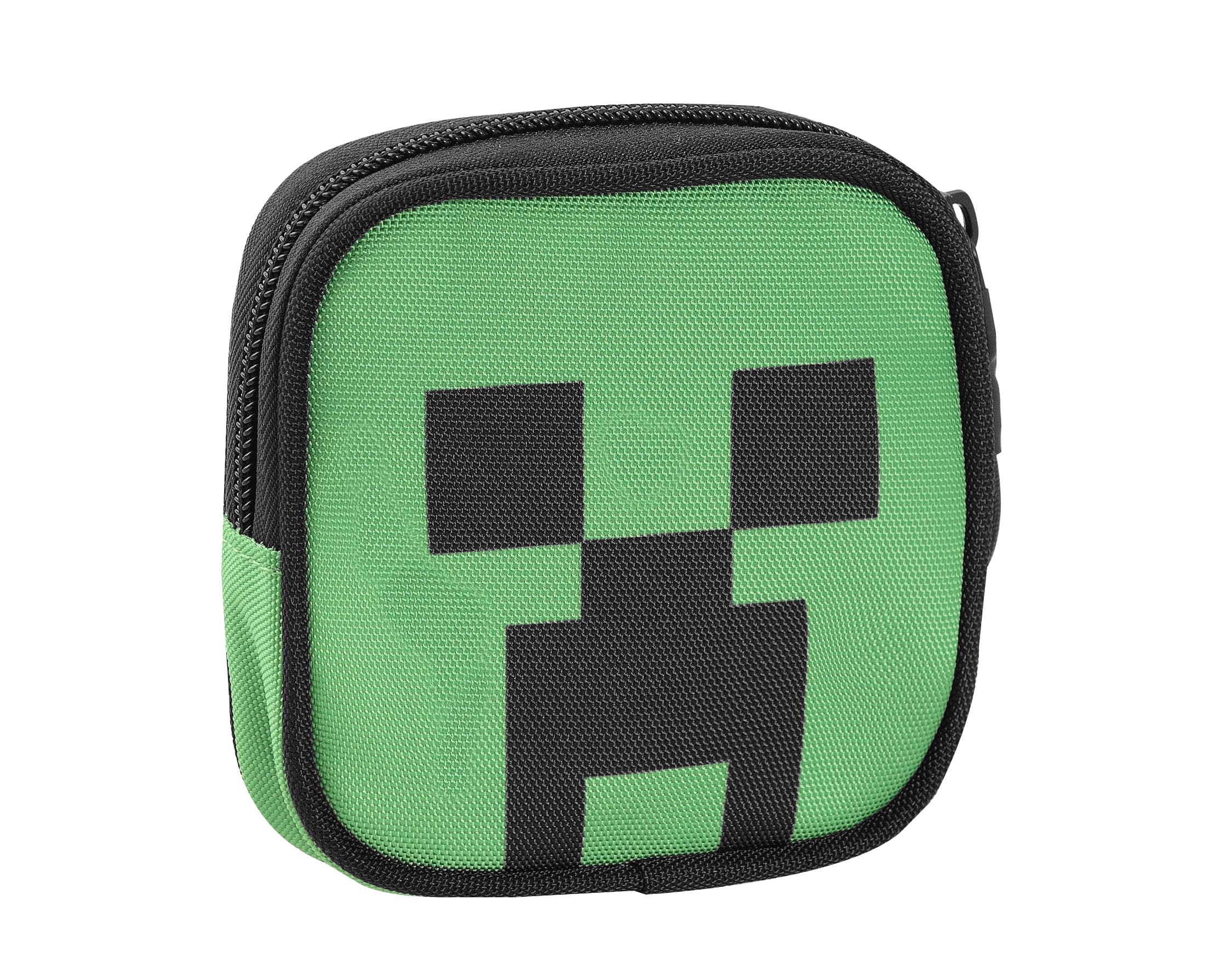 Portamonete Minecraft Creeper Ufficiale - Con Zip, 10x10cm, Per Bambini E Collezionisti - Foto 5