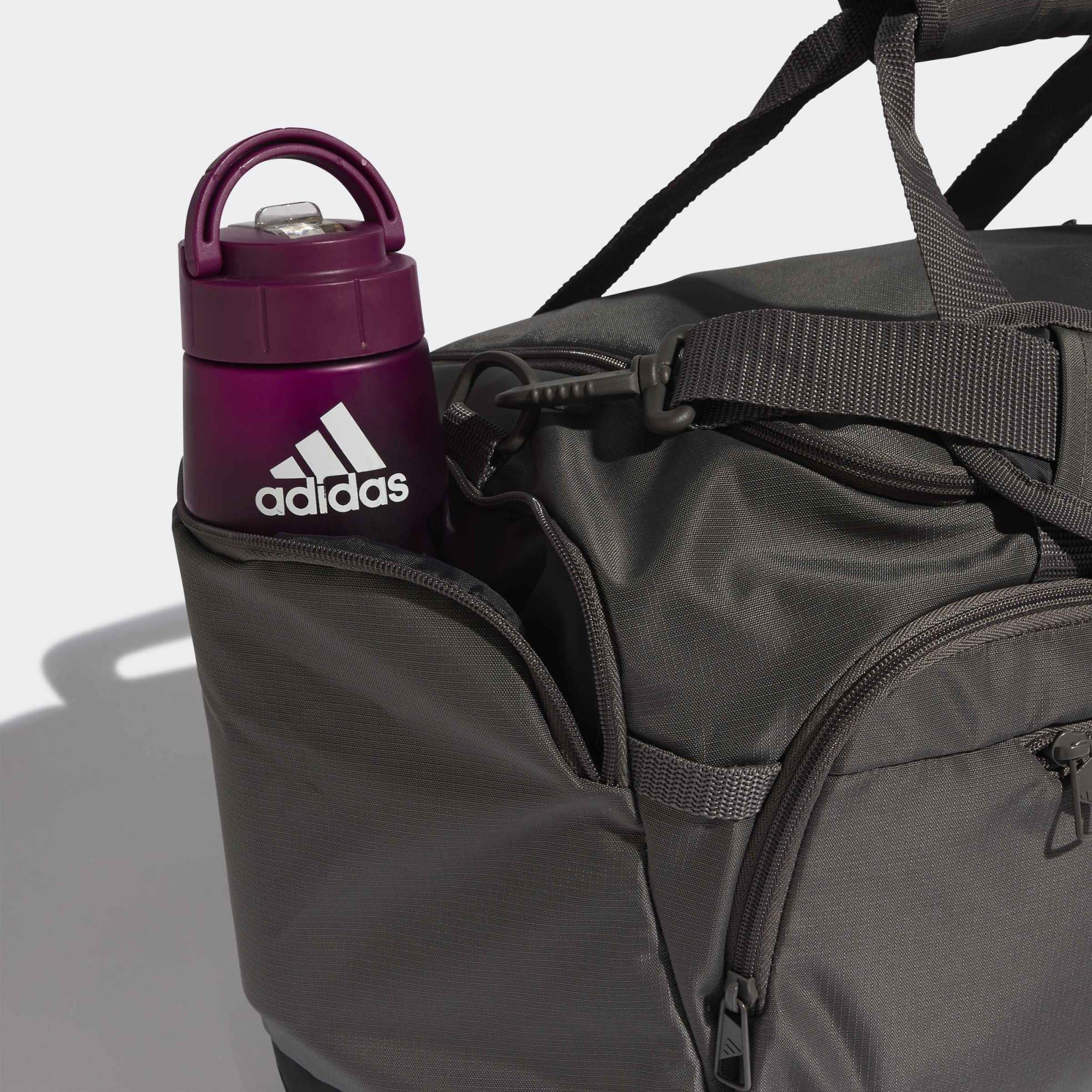 adidas Unisex - Adulto Training Defender Duffle Bag Small Duffel Bag, charcoal/black, One size