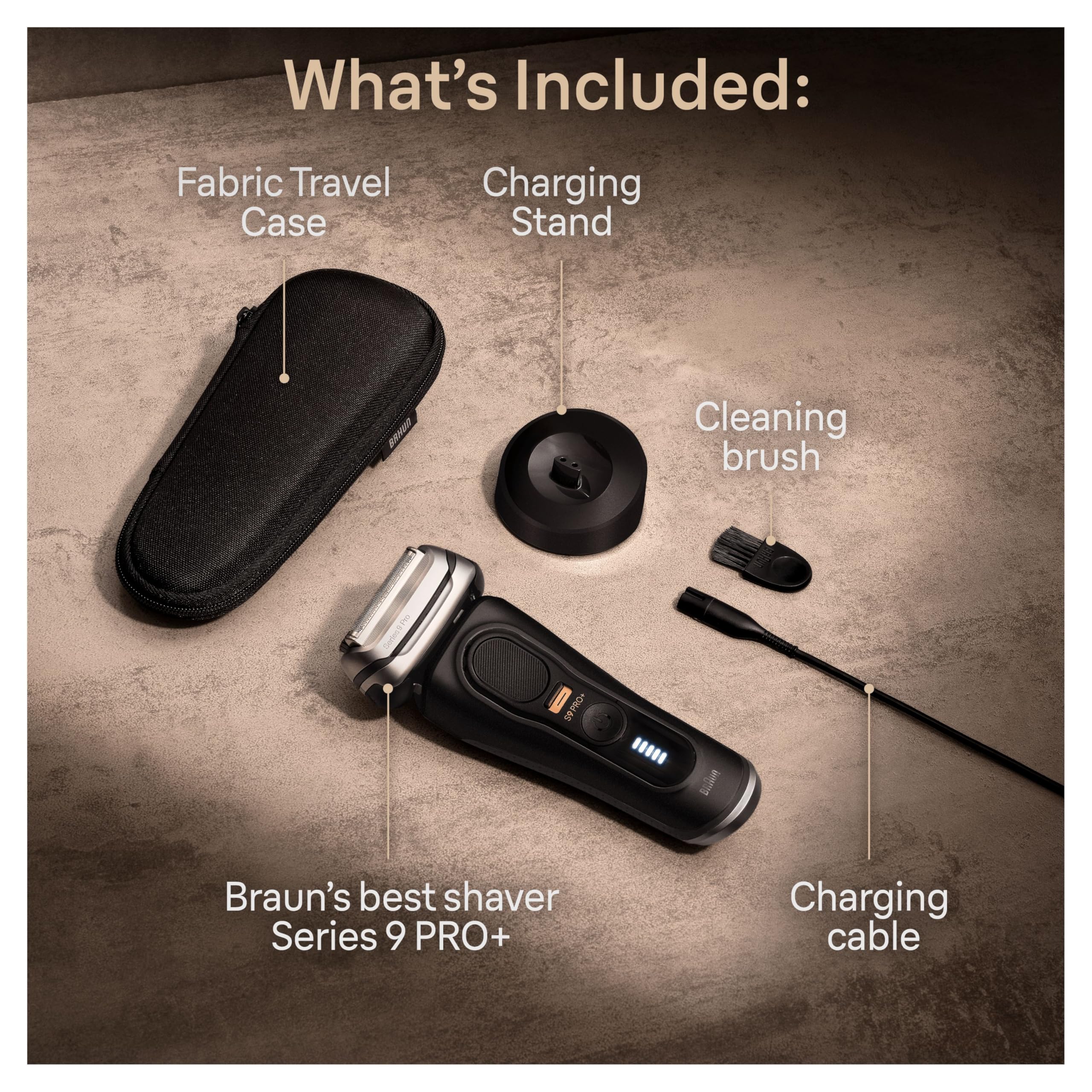 Amazon.co.jp: Braun Series 9 PRO Plus 電動シェーバー 男性用 5つの 