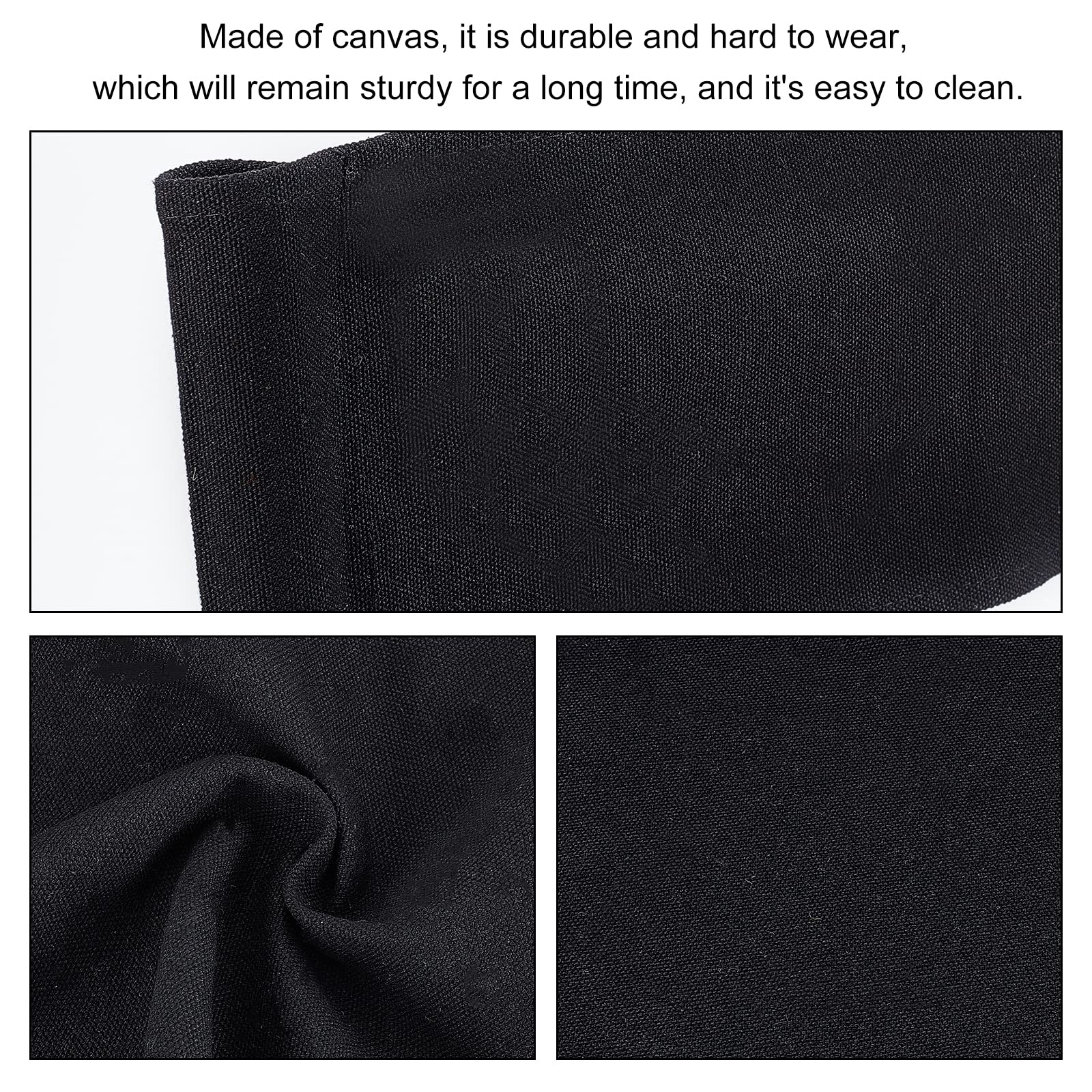 AHANDMAKER 1 Set Chaise Remplacement Toile, Kit De Couverture De Chaise De Directeur Décontracté Rouge Siège Et Dossier En Toile De Remplacement Avec Bâton En Bois Facile à Nettoyer, 47.5x38.5/52x17cm