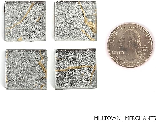 Miniatura 3 de Milltown Merchants Azulejo de mosaico de lámina de 34 de pulgada (0.787 in), 1 libra (bolsa de 16 onzas) (1 libra, amarillo-naranja)