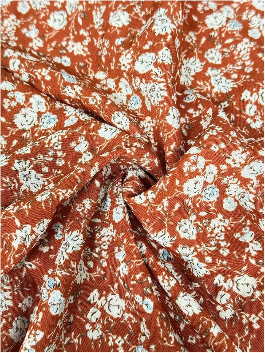 SHENHE Women's Plus Size Puff Short Sleeve Shirt Dressy Casual Floral Flowy Blouse Boho Top - Image 4