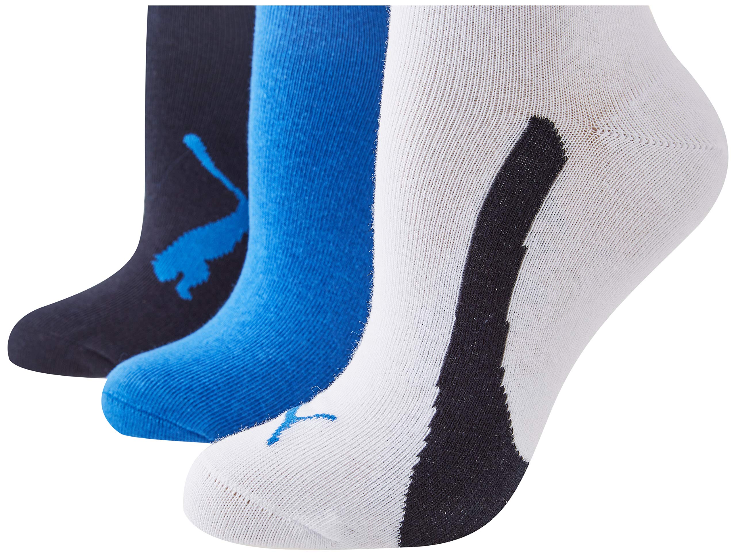 PUMA Unisex skarpety dziecięce (3 sztuki), granatowy/biały/Strong Blue, 31-34