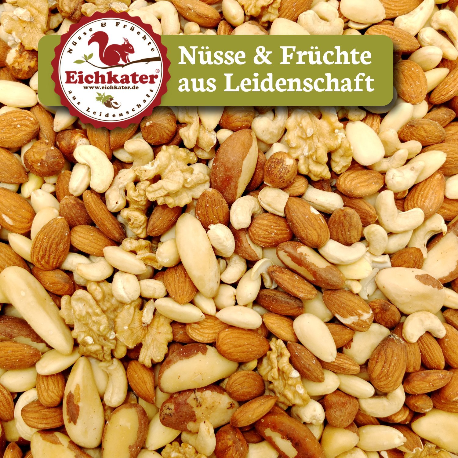 Eichkater Edelnussmischung / Edle Nussmischung Premium Premium 6er-Pack (6x1000g)