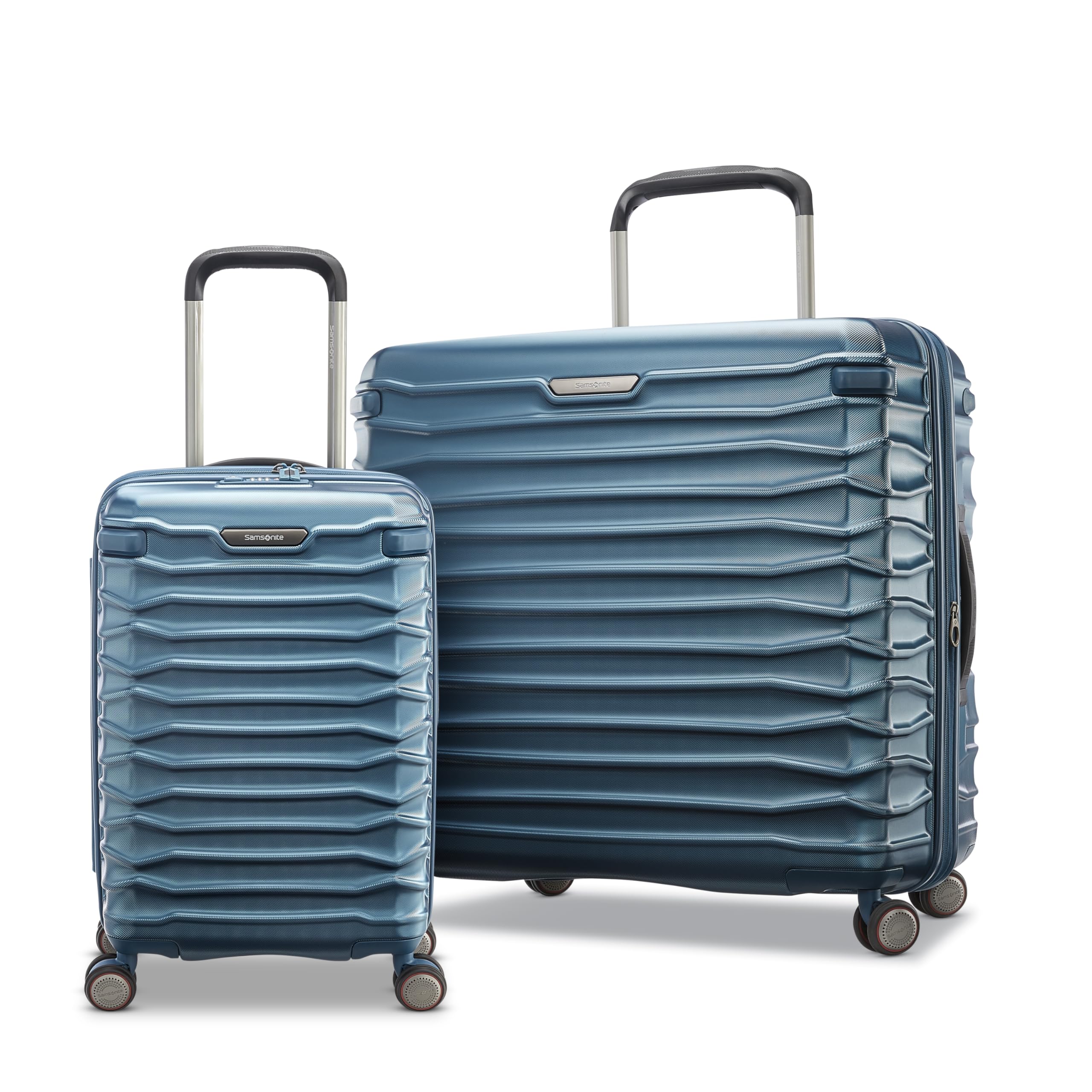 Samsonite Stryde 2 Hardside Expandable with Double Spinner Wheels, 2PC SET (22X14X9/LG), Deep Teal