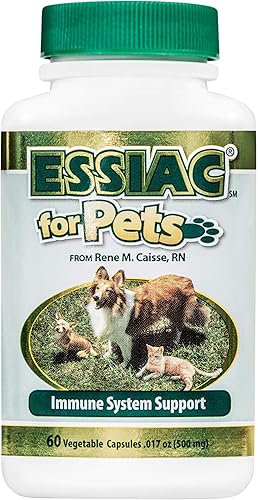 essiac Internacional Suplemento Herbal para mascotas 60Cápsulas