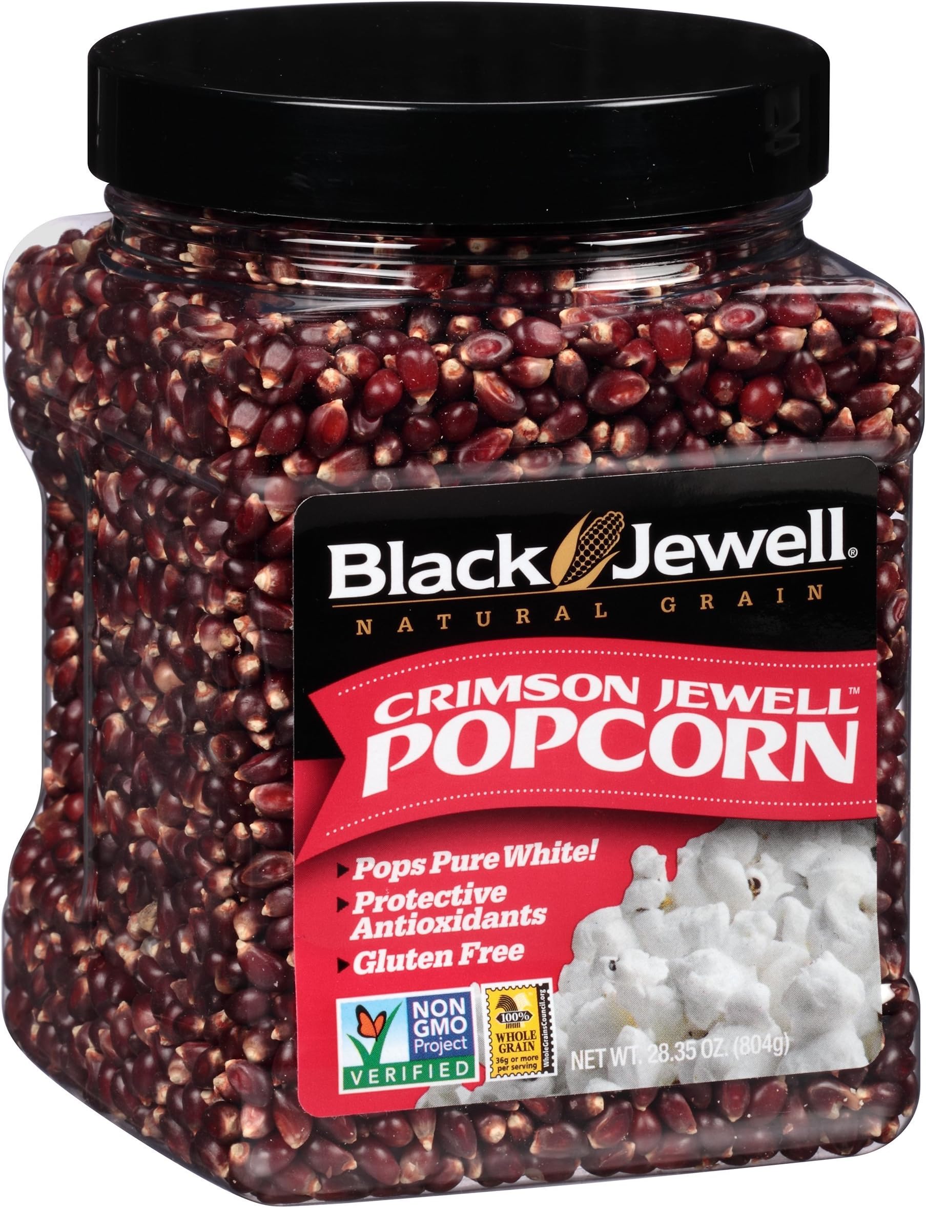 Crimson Jewell Premium Popcorn, 28oz Jar