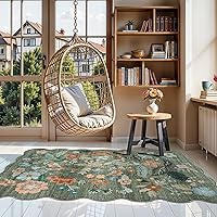 Vista 150 de Alfombra lavable para pasillo, de cocina, para entrada, alfombra suave vintage, antideslizante para interiores, para baño, sala de estar y Ladrillo