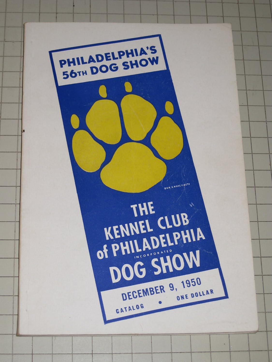 1950 Kennel Club of Philadelphia Dog Show Catalog William Brown