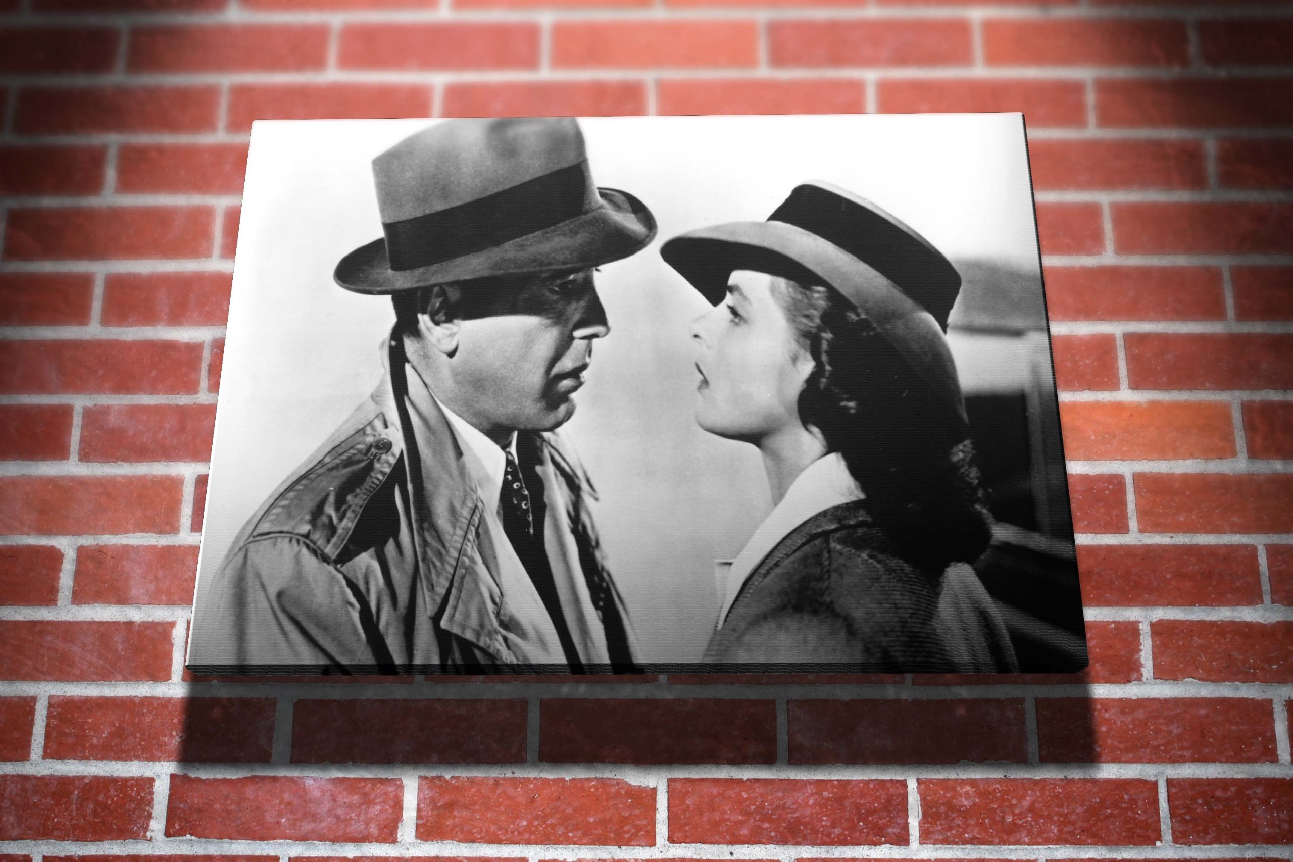 I Art Box Humphrey Bogart Casablanca Icons Gallery Framed Canvas Art Picture Print