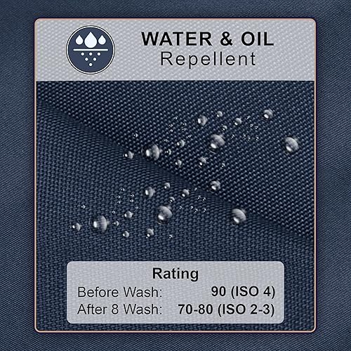 Miniatura 8 de RUVANTI Cotton Enrich - Delantal de cocina divertido, paquete de 1 unidad, resistente a las gotas de agua, 2 bolsillos, delantales de taller para