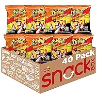 Vista 1 de Cheetos Snacks con sabor a queso, Flamin' Hot Crunchy, 1 onza (paquete de 40)