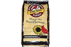 Black Oil Sunflower Bird Seed: Nourishment for Wild Birds in a Convenient 40-Pound Bag
