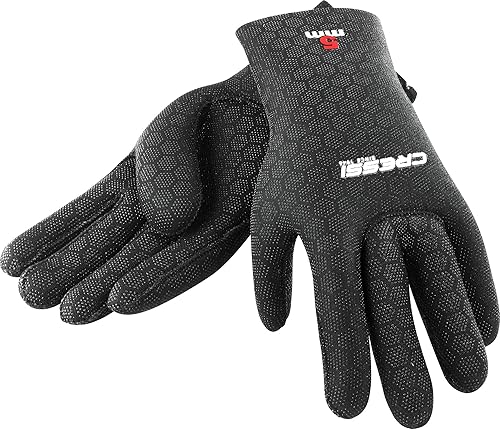 Miniatura 10 de Cressi Guantes de buceo de 5 dedos para adultos, protección térmica de neopreno, para cualquier actividad acuática, guantes de alta elasticidad