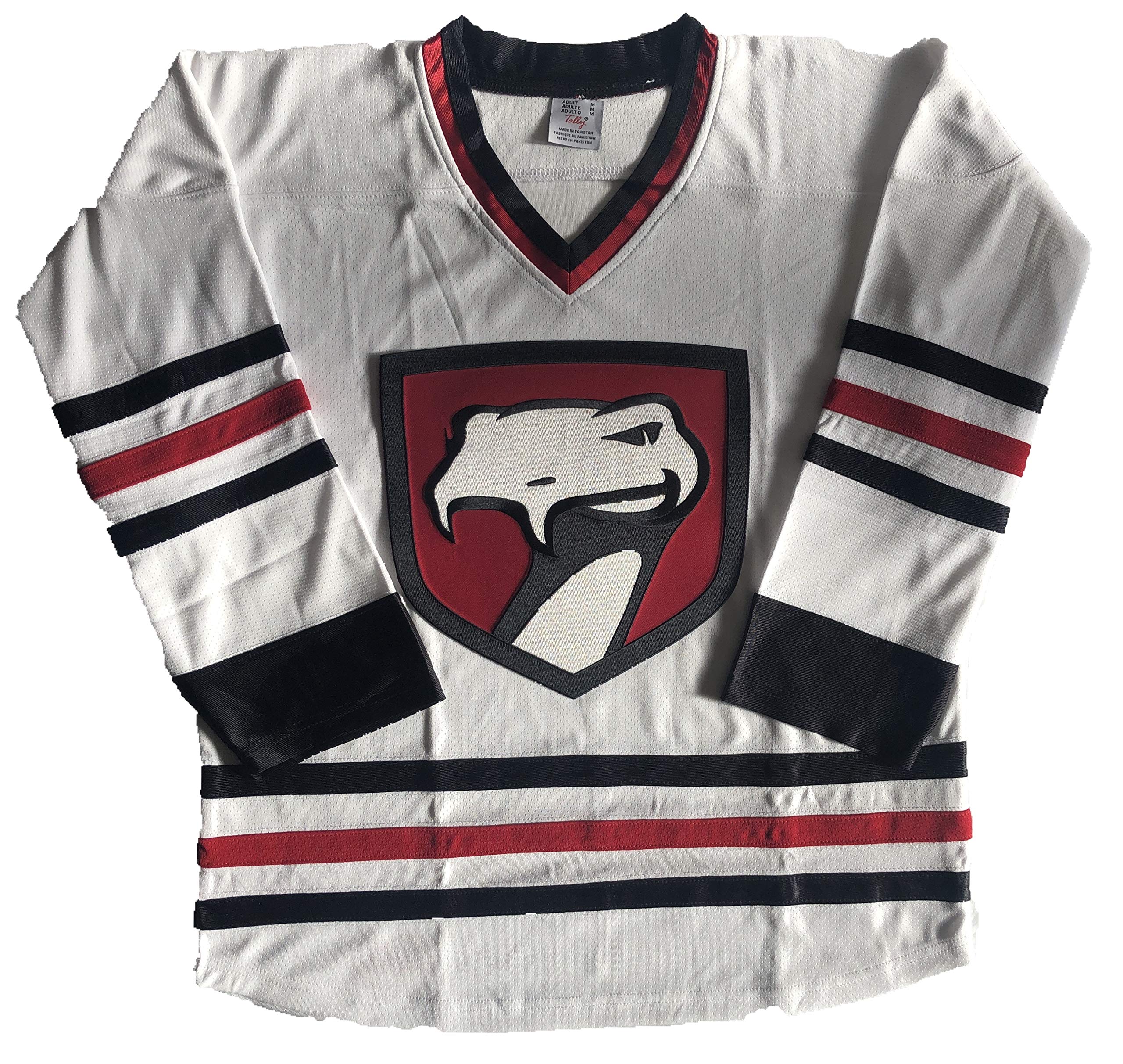 Vipers Hockey Jerseys - We are Ready to Customize with Your Name and Number (White, Adult XXL)