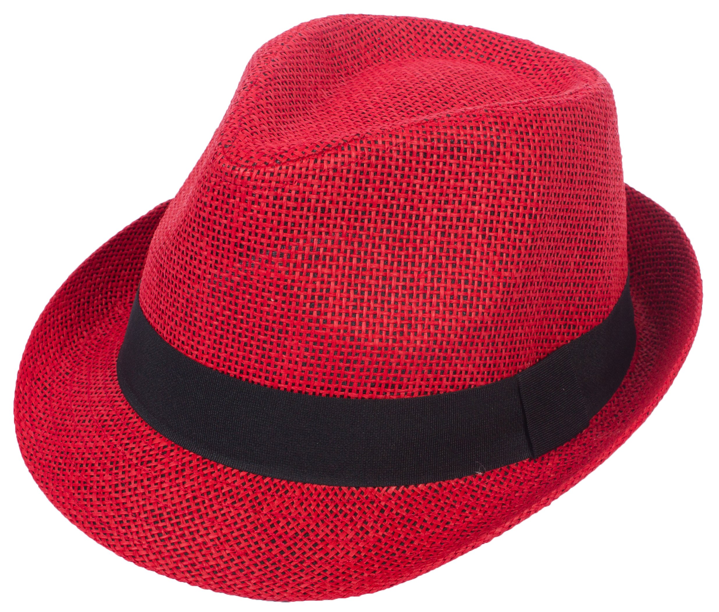 Mens Womens Straw Summer Short Brim Fedora Hat Trilby Beach Gangster Hot