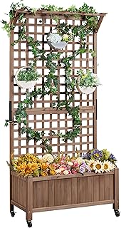 10 Planters With Trellis Ideas for Small Patios and Vertical Gardens 4 Yaheetech 72