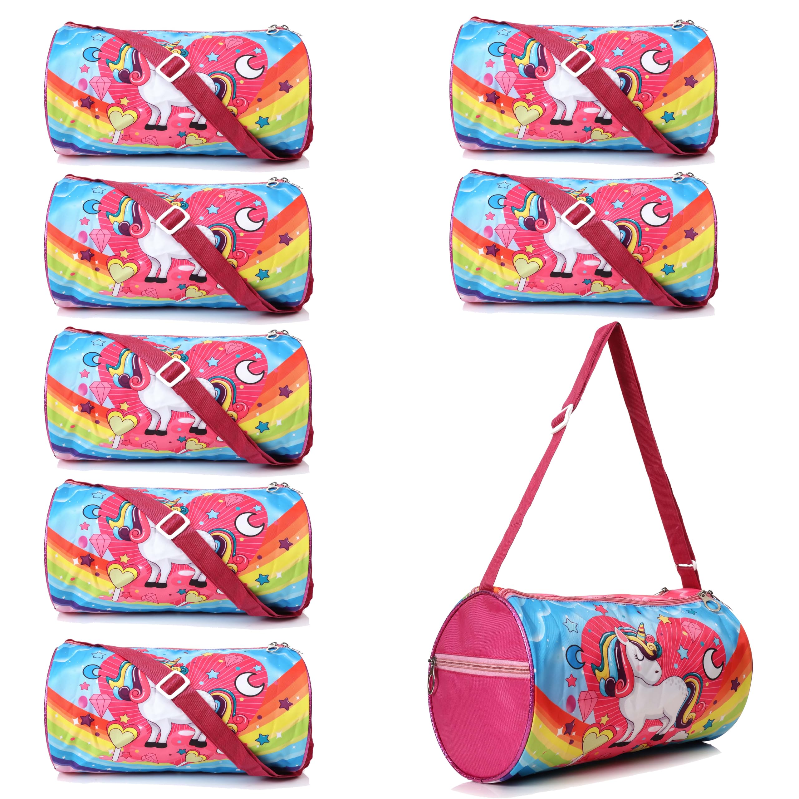 Kidizkart Multipurpose Duffle Bag Cartoon Theme Bag for Boys, Girls, Birthday Return Gifts, Picnic Bag for Kids (Unicorn 8 Pcs) (B0DDGT4BLQ) Amazon Price History, Amazon Price Tracker