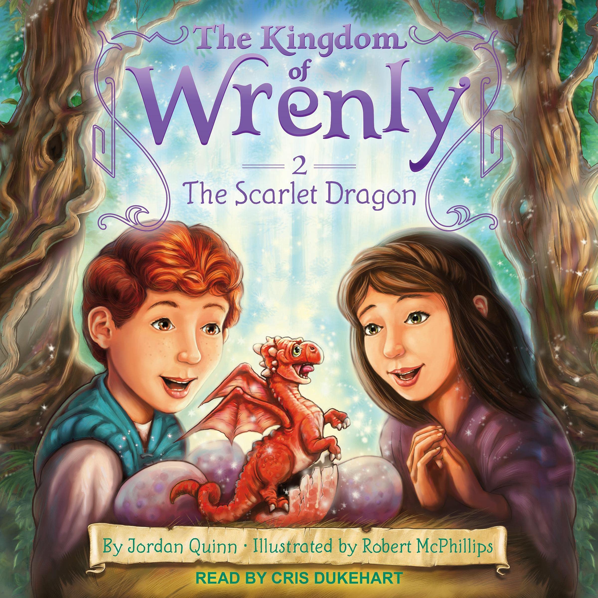 Cover art for The Scarlet Dragon: Kingdom of Wrenly Series, Book 2