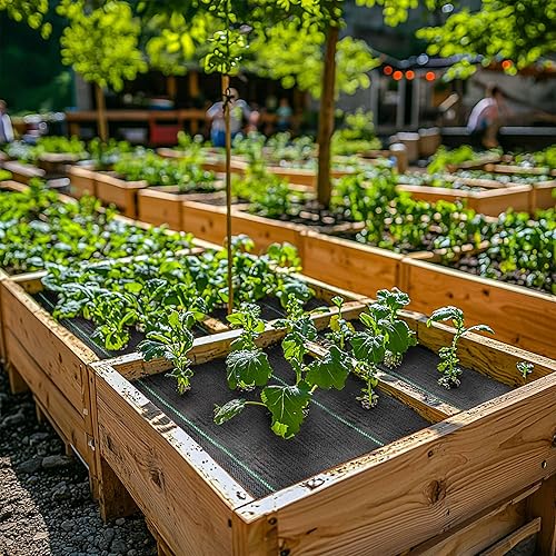 Miniatura 4 de TOPHOUSE Tela de paisaje resistente de 3 x 50 pies, barrera de malezas para huerto (3.2 onzas)