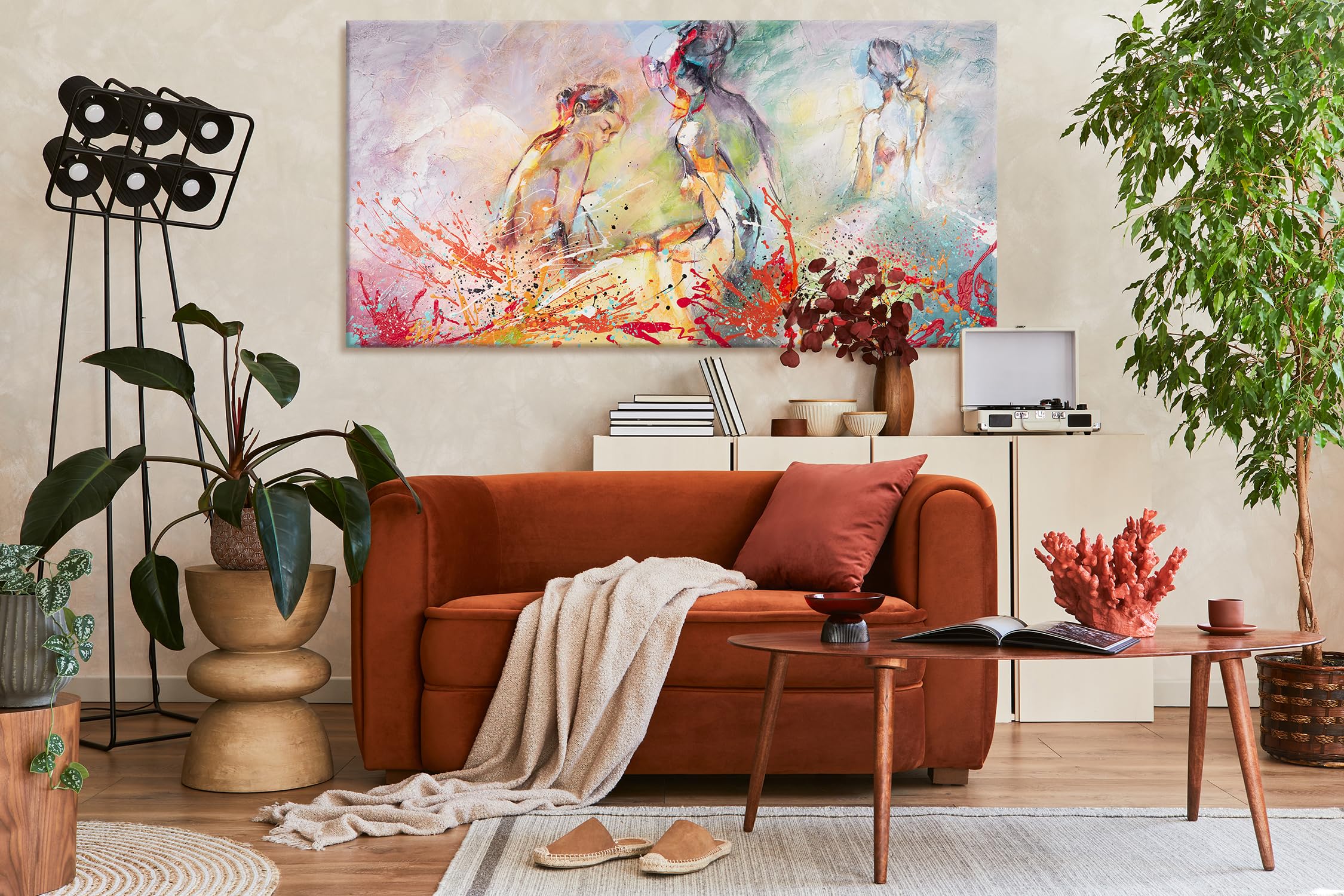 Arte Astratta Moderna - Ptura - Priorà Bassa Illustrazione di Stock
