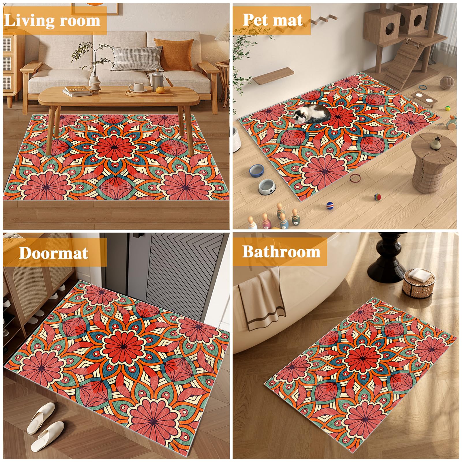 Tapis Chaise de Bureau - Antidérapant Tapis - de Protects de Sol - Rayures Tapis Protège - Sol pour Chaise Silencieux Tapis pour Parquet - Carrelage et Sols Durs - Tapis Chaise Gaming 140 x 160 cm