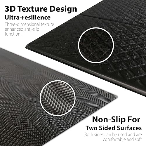 Miniatura 3 de Feetlu Foldable Yoga Exercise Mat  Lightweight, Anti-Slip, and Easy to Store for Yoga, Pilates, Home Workouts, and Floor Exercises