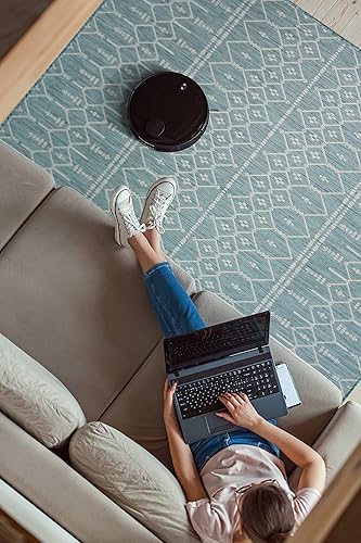 Miniatura 8 de Adiva Rugs - Alfombra para interior y exterior, tapete fácil de limpiar, resistente a la intemperie y las manchas, para comedor, patio, terraza,