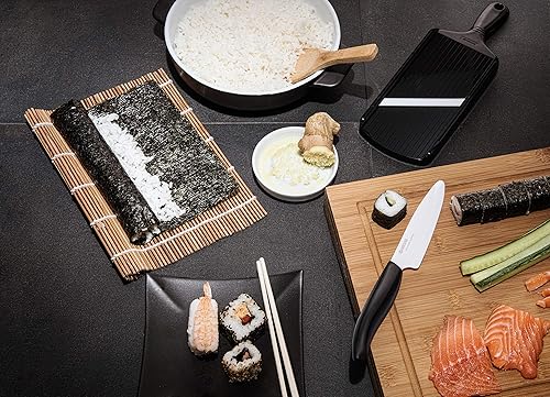 Miniatura 9 de Mandolina ajustable de cerámica de Kyocera cortador de vegetales con agarradera Negro