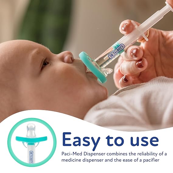Dr. Talbot's Paci-Med Baby Medicine Dispenser - 5 ml | BPA-Free - 0+ Months