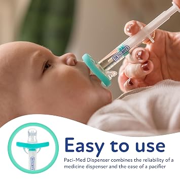 Dr. Talbot's Paci-Med Baby Medicine Dispenser - 5 ml | BPA-Free - 0+ Months