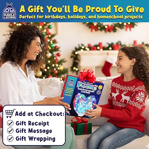 Miniatura 49 de PURPLE LADYBUG Prismic - Rompecabezas de oso 3D con luz nocturna, kit de manualidades LED para niños y adolescentes, regalos de 8 a 12 años