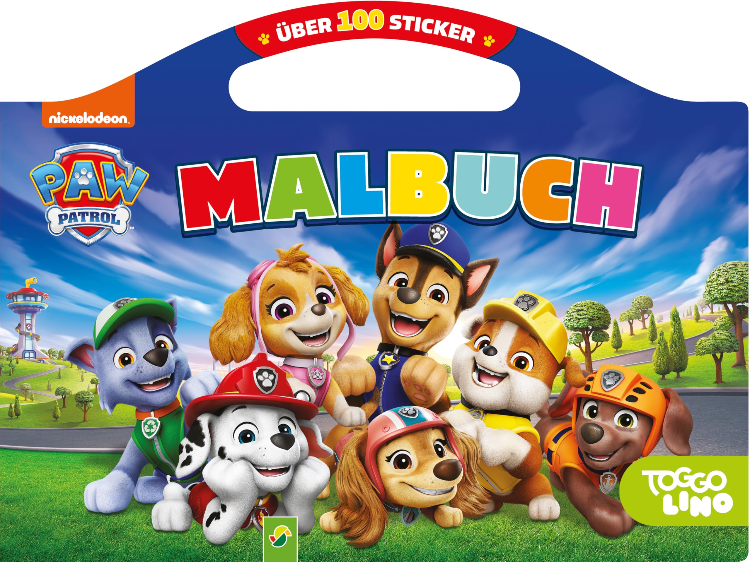 PAW Patrol Malbuch Stickerbuch Mit Über 100 Stickern