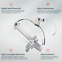 Vista 2 de Elevalunas eléctrico trasero derecho del lado del pasajero con motor para 1992-2011 para Ford Crown Victoria 1992-2010 para Mercury Grand Marquis