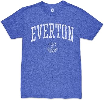 Everton FC Athletic Wordmark Vintage Premium Triblend T-Shirt - Royal
