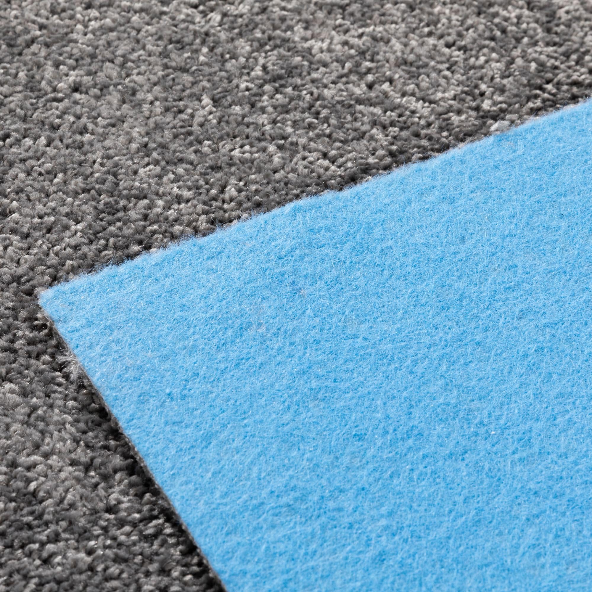 Steffensmeier Teppichboden Capri Meterware | Auslegware für Kinderzimmer Wohnzimmer Schlafzimmer | Grau, Größe: 300x600 cm