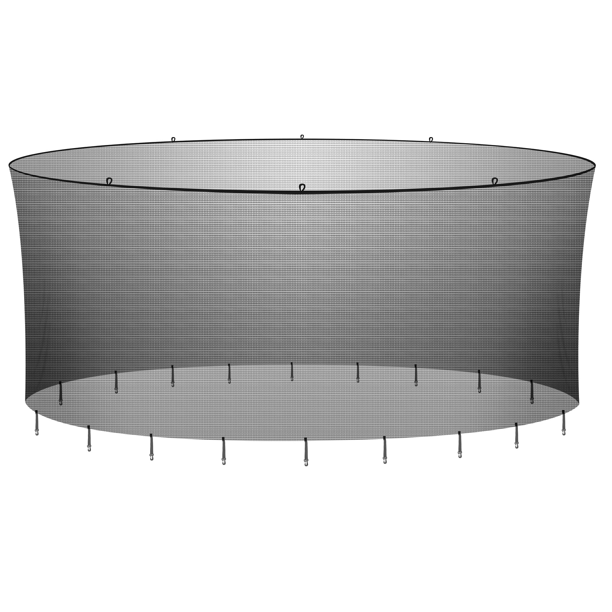 JINS&VICO10FT Curved Trampoline Accessories Safety Net Only for LUKDOF Brand Trampoline