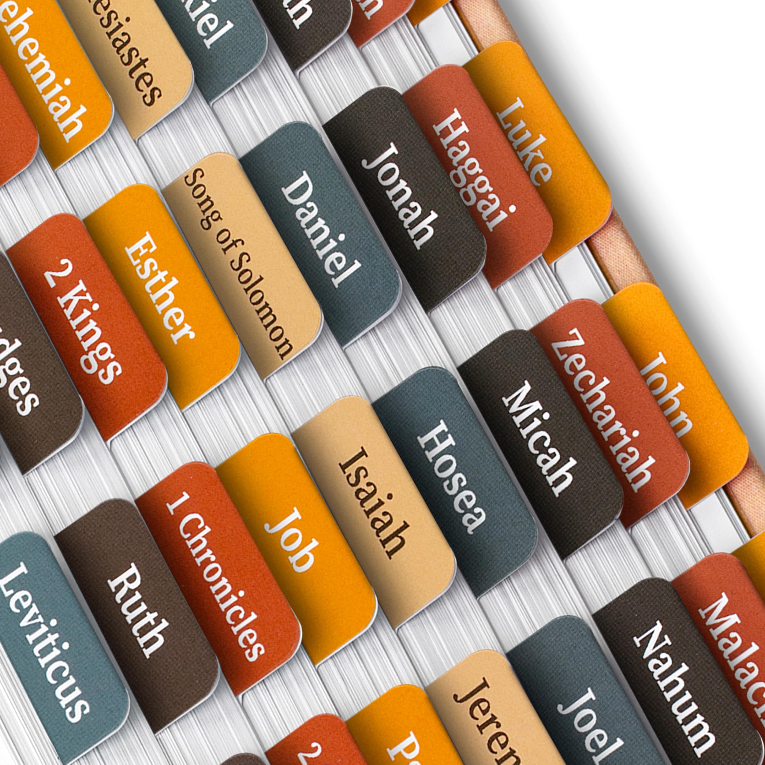 Mr. Pen- Bible Tabs, 75 Tabs, Velvet Ember, Laminated Bible Tabs for Women and Men, Bible Tabs for Study Bible, Bible Index Tabs, Bible Book Tabs, Bible Labels Tabs, Mr Pen Bible Tabs