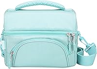 Vista 1 de Bentgo Deluxe Lunch Bag - Durable and Insulated Lunch Tote with Zippered Outer Pocket, Internal Mesh Pocket, Padded & Adjustable Straps, & 2-Way