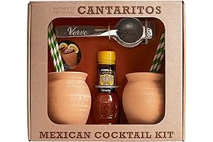 Mexican Cocktail Kit: Authentic Cantaritos de Barro Experience